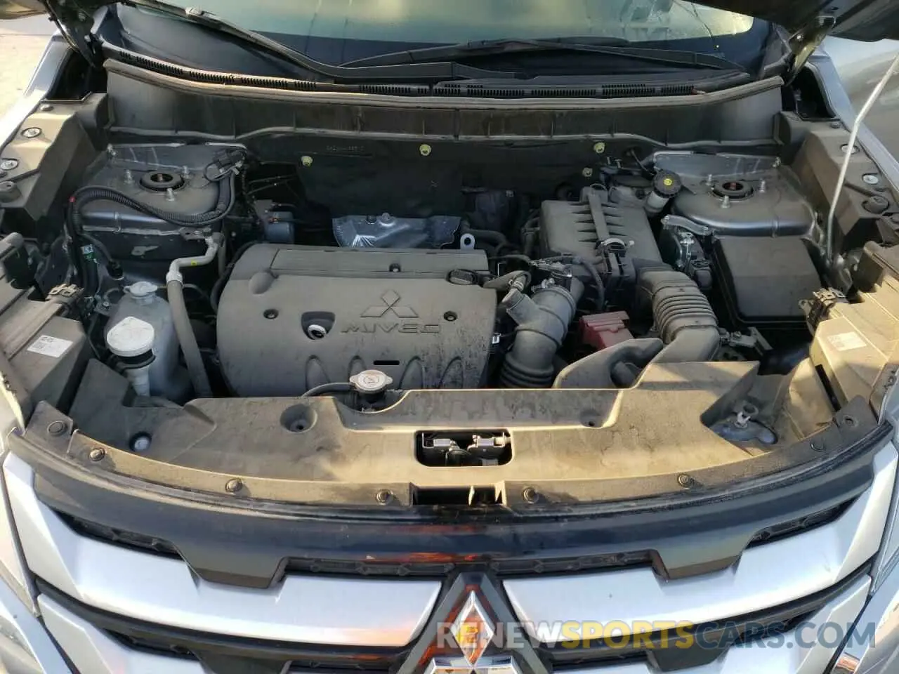 12 fotografías del automóvil dañado JA4APVAU0MU033507 MITSUBISHI OUTLANDER 2021