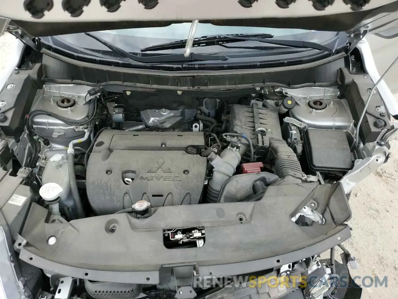 12 fotografías del automóvil dañado JA4APVAU3MU004468 MITSUBISHI OUTLANDER 2021