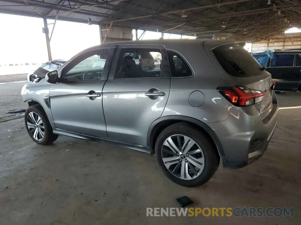 2 fotografías del automóvil dañado JA4APVAU5MU010238 MITSUBISHI OUTLANDER 2021