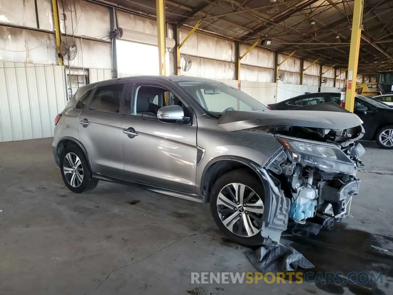 4 fotografías del automóvil dañado JA4APVAU5MU010238 MITSUBISHI OUTLANDER 2021