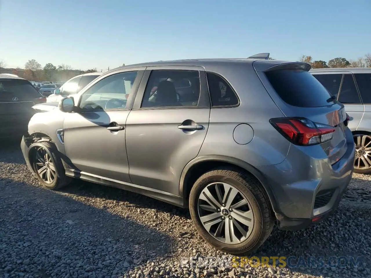 2 fotografías del automóvil dañado JA4APVAU5MU012930 MITSUBISHI OUTLANDER 2021