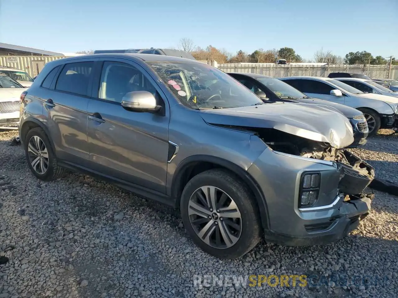 4 fotografías del automóvil dañado JA4APVAU5MU012930 MITSUBISHI OUTLANDER 2021