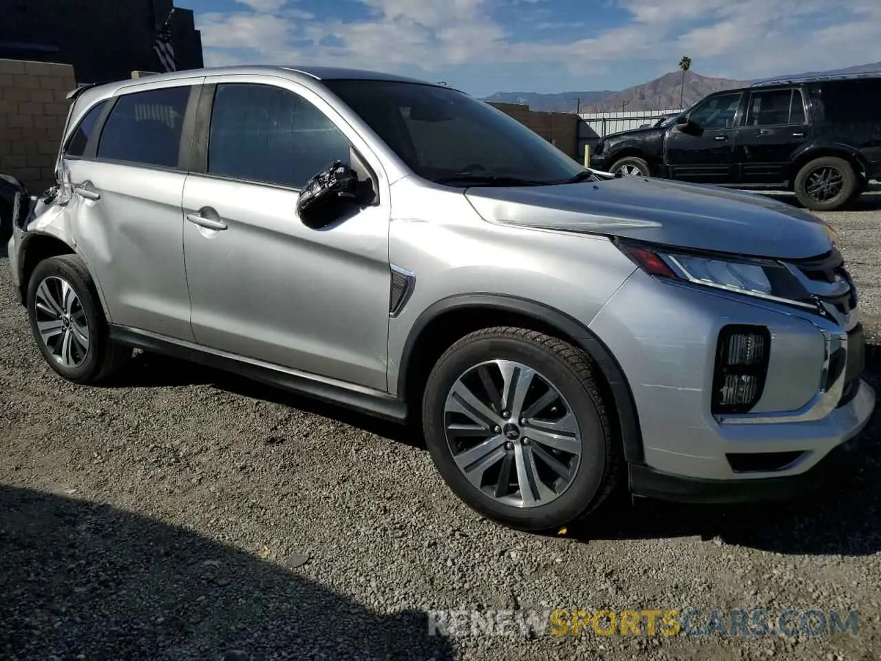 4 fotografías del automóvil dañado JA4APVAU7MU019247 MITSUBISHI OUTLANDER 2021