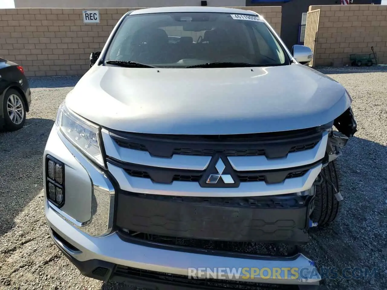 5 fotografías del automóvil dañado JA4APVAU7MU019247 MITSUBISHI OUTLANDER 2021