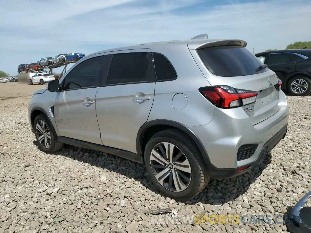 2 fotografías del automóvil dañado JA4APVAU9MU012431 MITSUBISHI OUTLANDER 2021