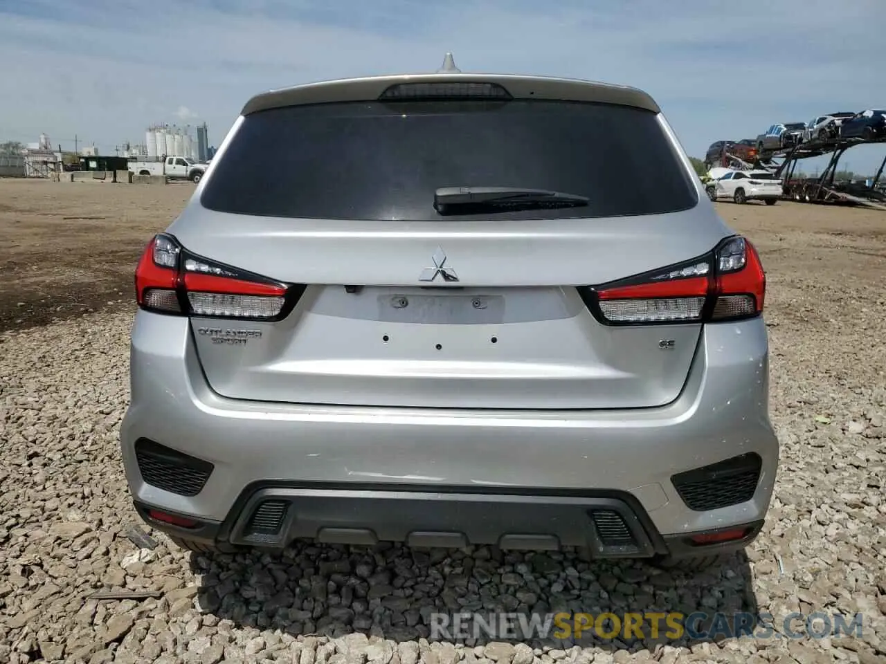 6 fotografías del automóvil dañado JA4APVAU9MU012431 MITSUBISHI OUTLANDER 2021