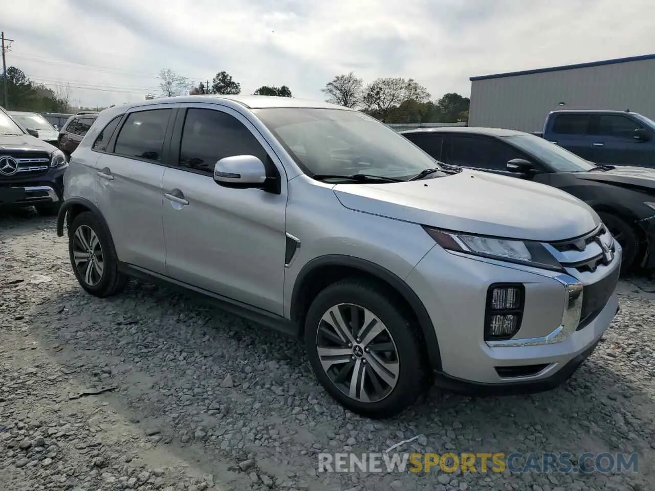 4 fotografías del automóvil dañado JA4APVAU9MU018178 MITSUBISHI OUTLANDER 2021