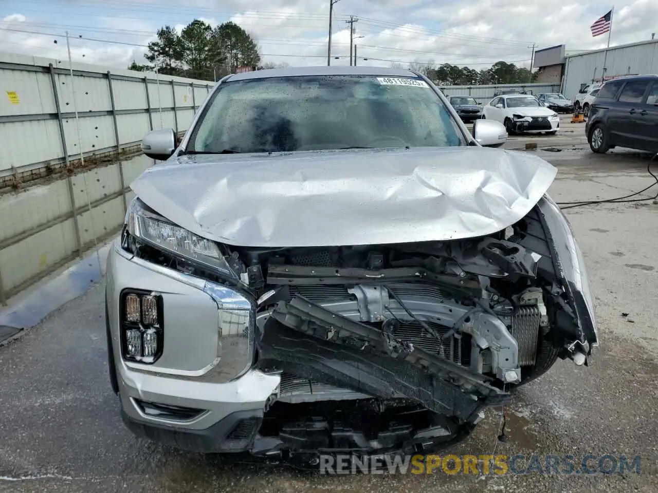 5 fotografías del automóvil dañado JA4APVAU9MU018472 MITSUBISHI OUTLANDER 2021