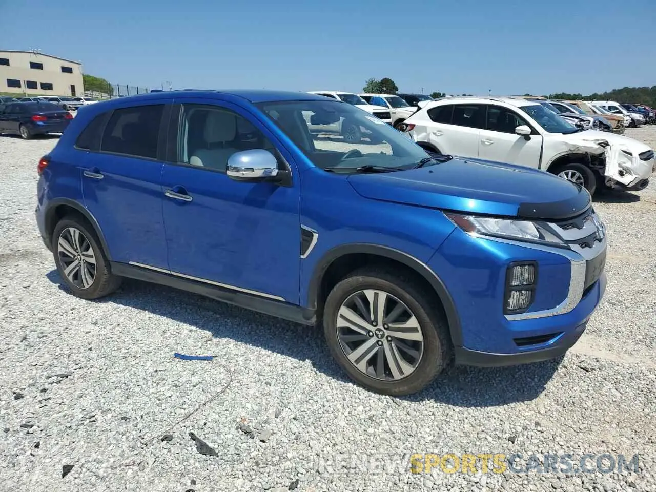 4 fotografías del automóvil dañado JA4APVAU9MU029813 MITSUBISHI OUTLANDER 2021