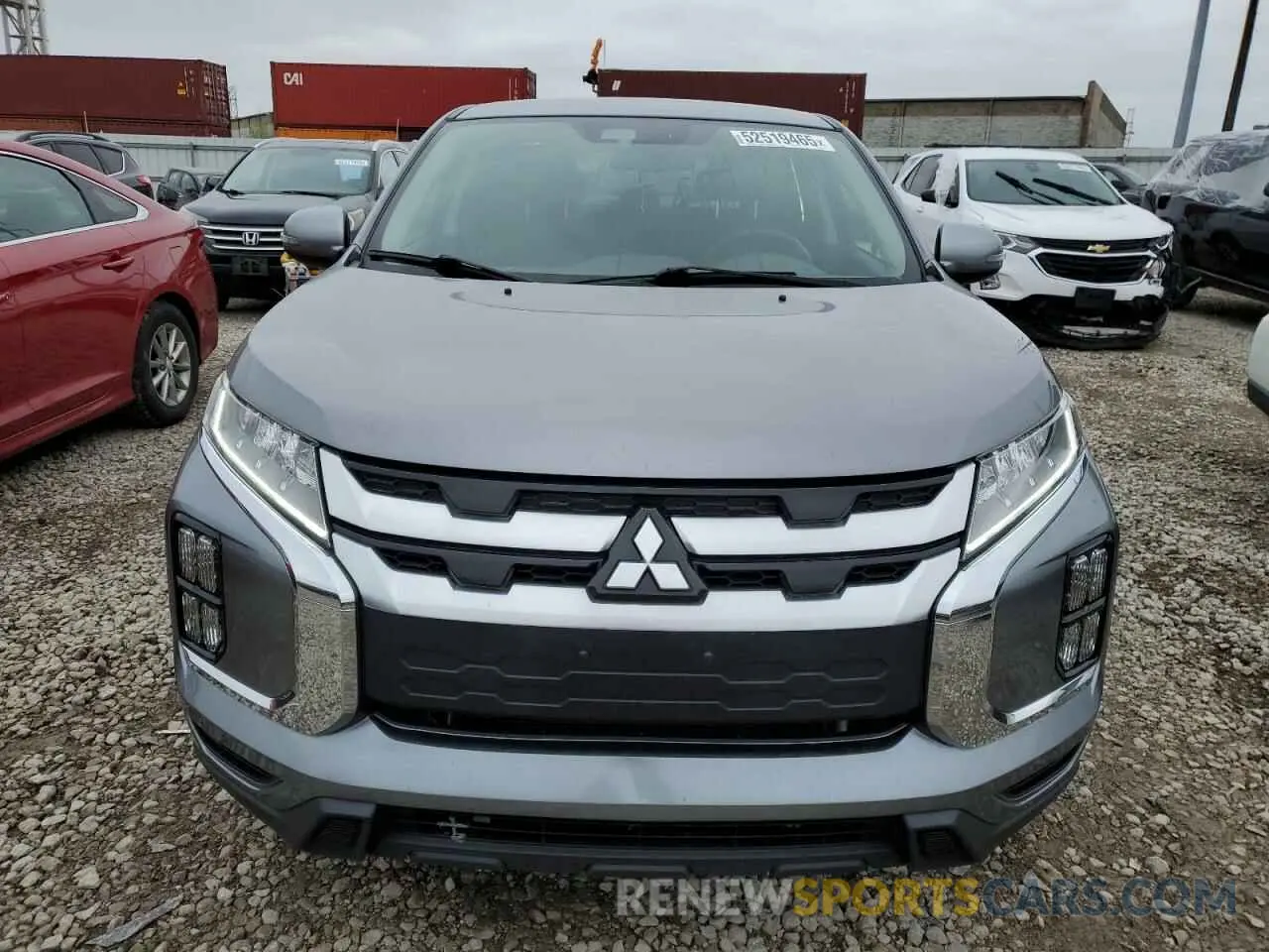5 fotografías del automóvil dañado JA4ARUAU0MU021040 MITSUBISHI OUTLANDER 2021
