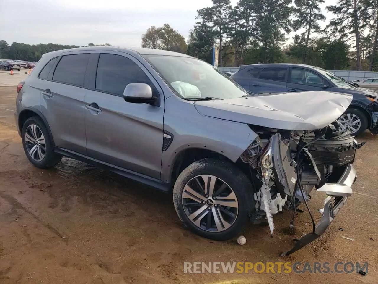 4 fotografías del automóvil dañado JA4ARUAU1MU034332 MITSUBISHI OUTLANDER 2021