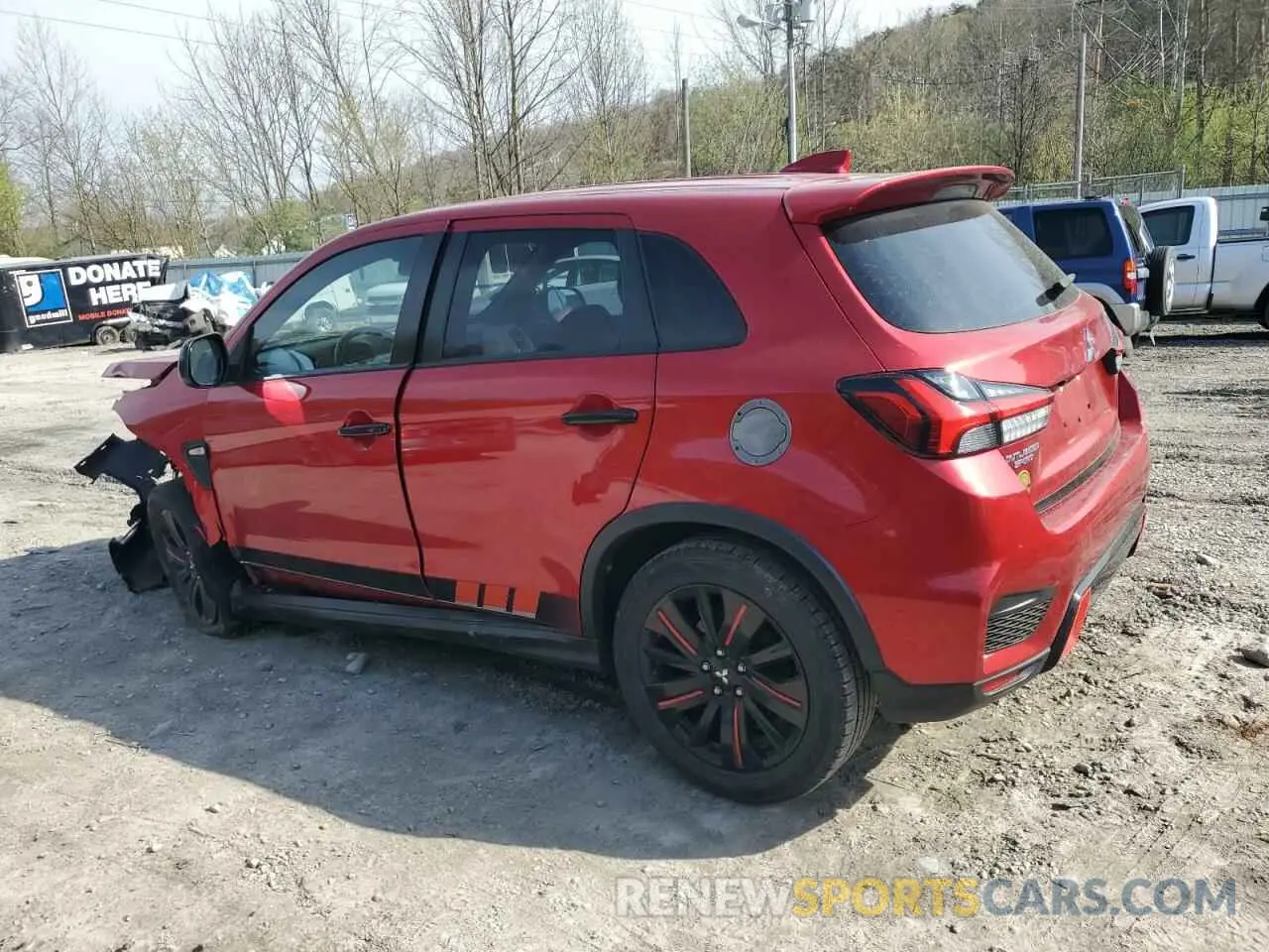 2 fotografías del automóvil dañado JA4ARUAU6MU012455 MITSUBISHI OUTLANDER 2021