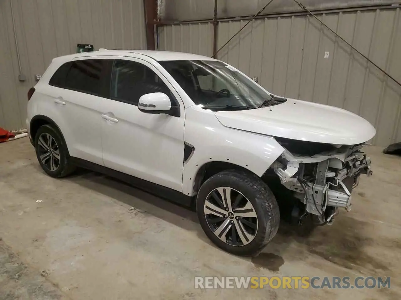 4 fotografías del automóvil dañado JA4ARUAU7MU019625 MITSUBISHI OUTLANDER 2021