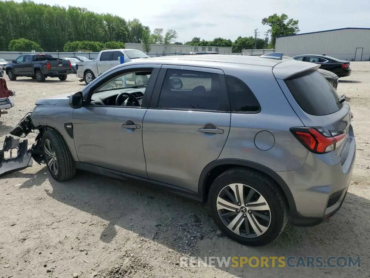 2 fotografías del automóvil dañado JA4ARUAU7MU035906 MITSUBISHI OUTLANDER 2021