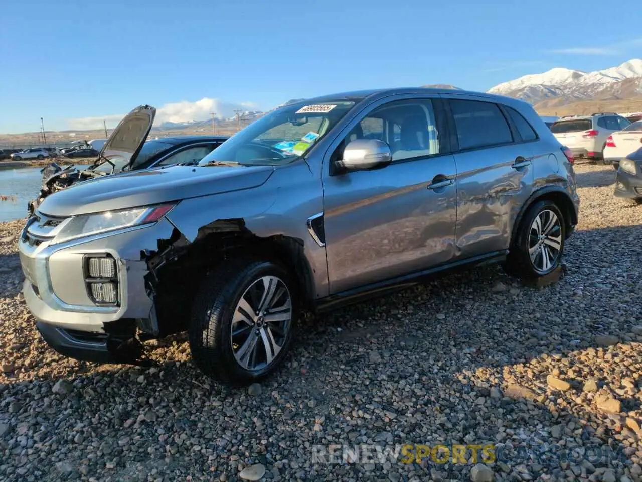 1 fotografías del automóvil dañado JA4ARUAU8MU023568 MITSUBISHI OUTLANDER 2021