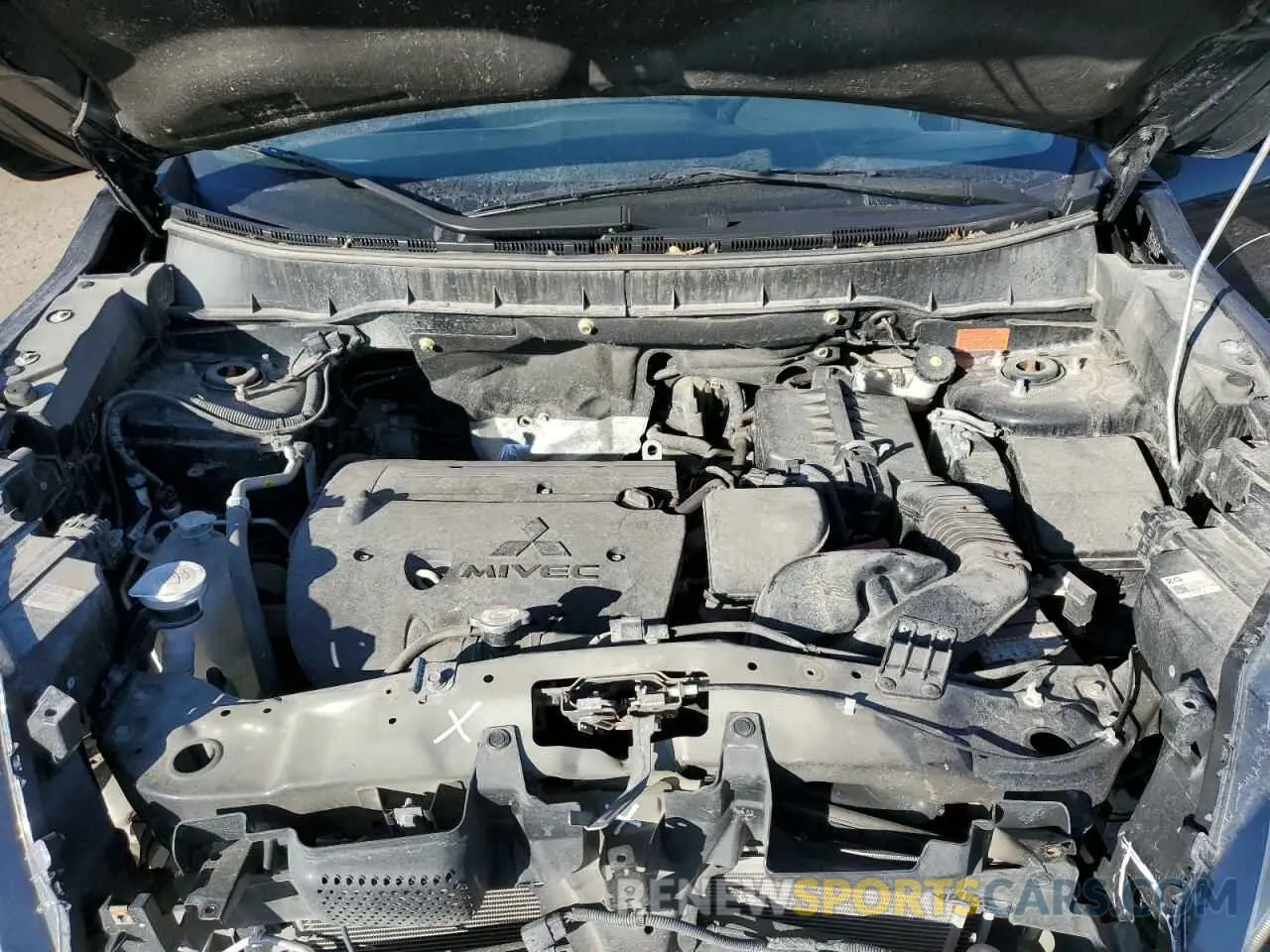 12 fotografías del automóvil dañado JA4AJVAW9NU601368 MITSUBISHI OUTLANDER 2022