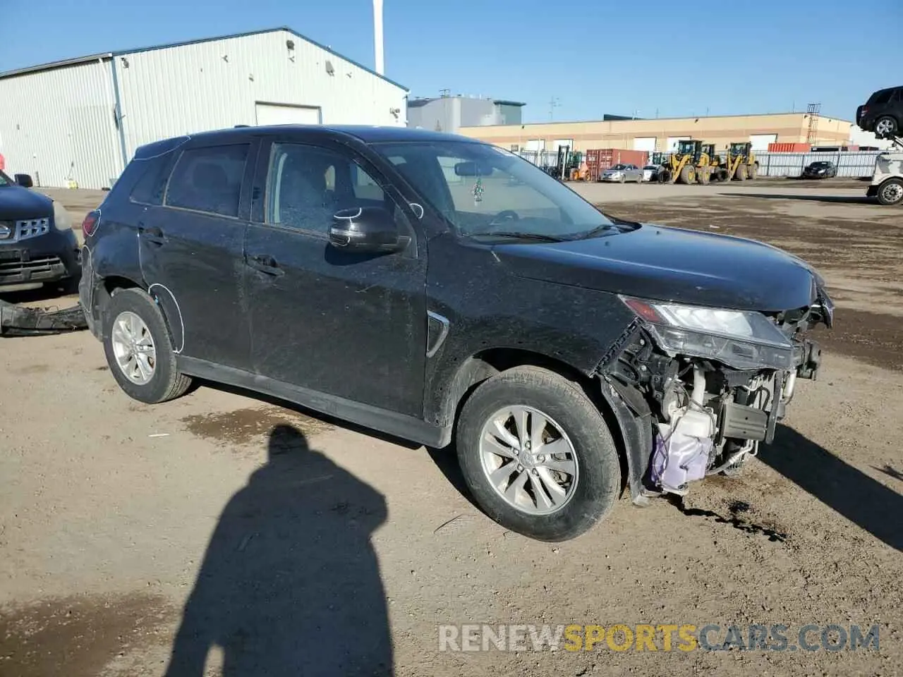 4 fotografías del automóvil dañado JA4AJVAW9NU601368 MITSUBISHI OUTLANDER 2022