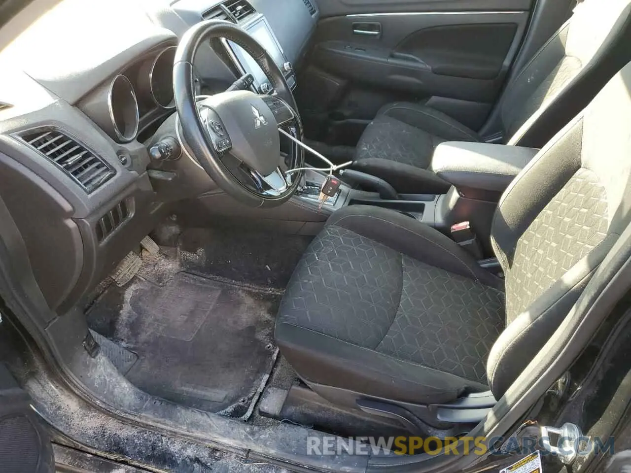 7 fotografías del automóvil dañado JA4AJVAW9NU601368 MITSUBISHI OUTLANDER 2022