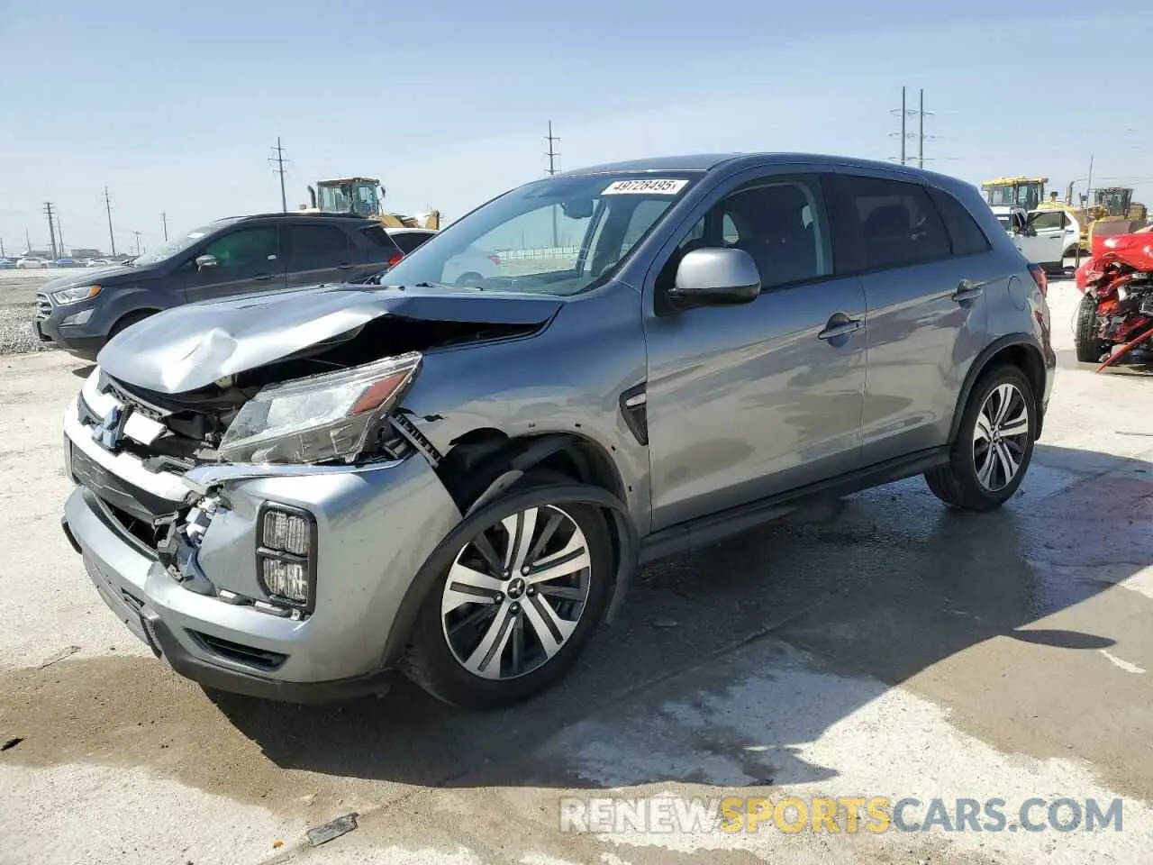 1 fotografías del automóvil dañado JA4APUAU1NU015965 MITSUBISHI OUTLANDER 2022