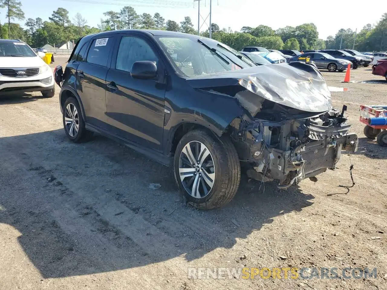 4 fotografías del automóvil dañado JA4APUAU4NU002627 MITSUBISHI OUTLANDER 2022