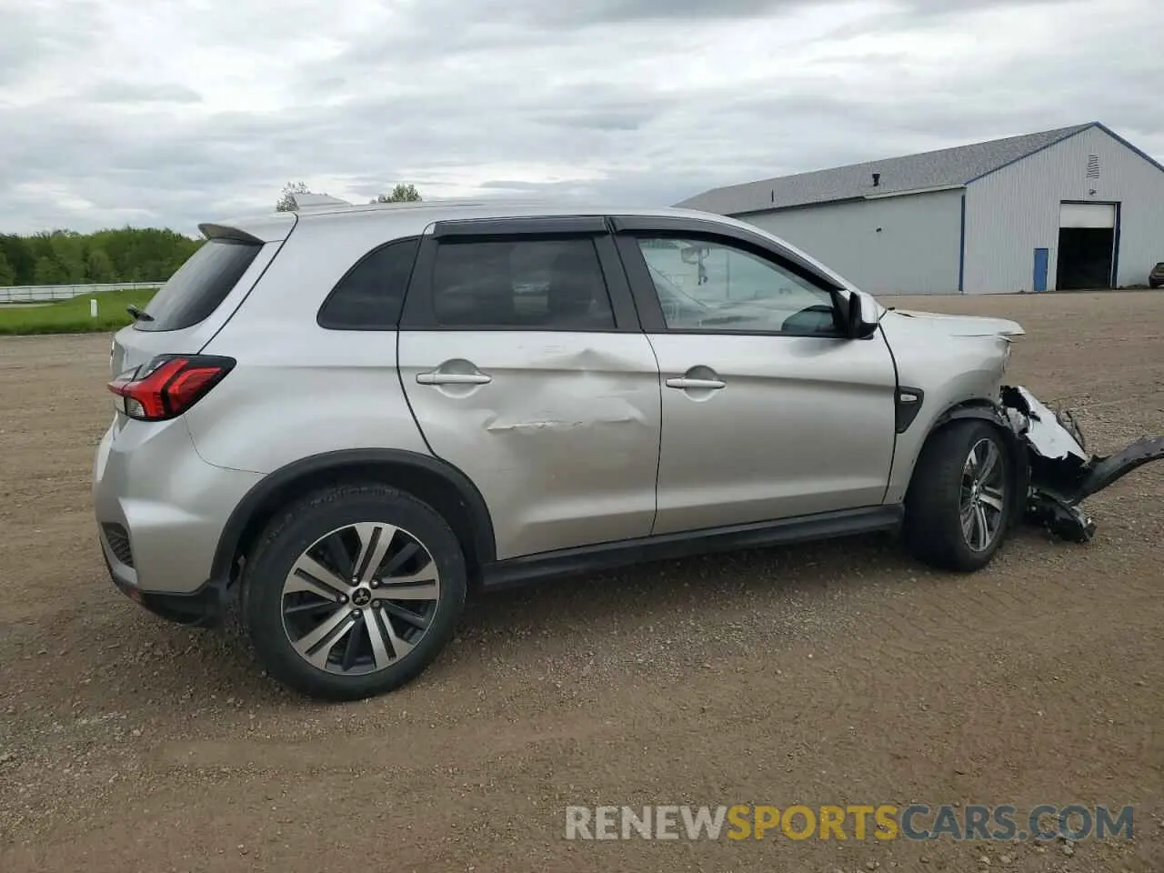 3 fotografías del automóvil dañado JA4APUAU5NU020246 MITSUBISHI OUTLANDER 2022