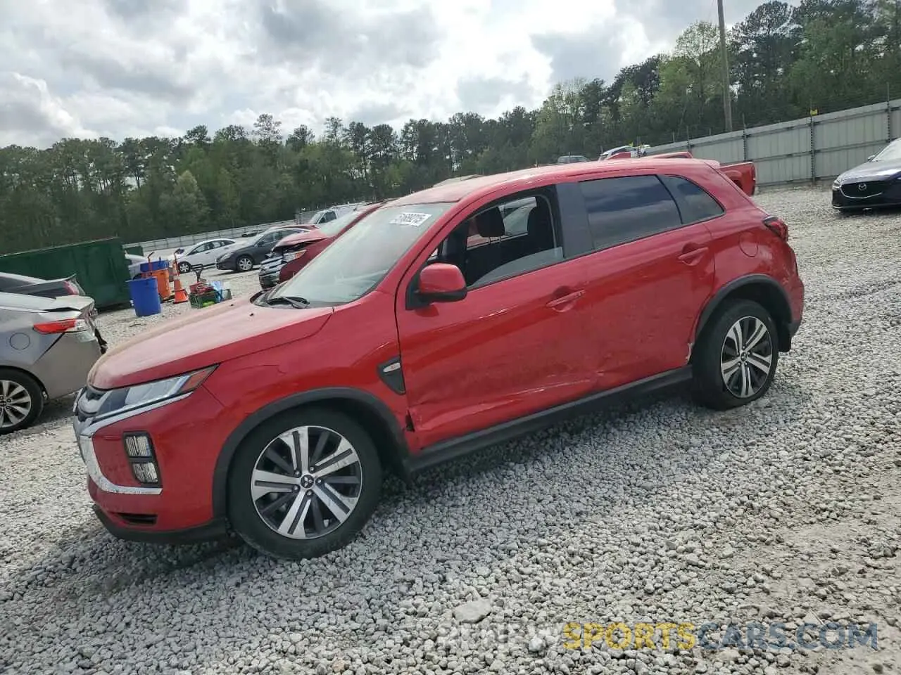 1 fotografías del automóvil dañado JA4APUAUXNU002809 MITSUBISHI OUTLANDER 2022