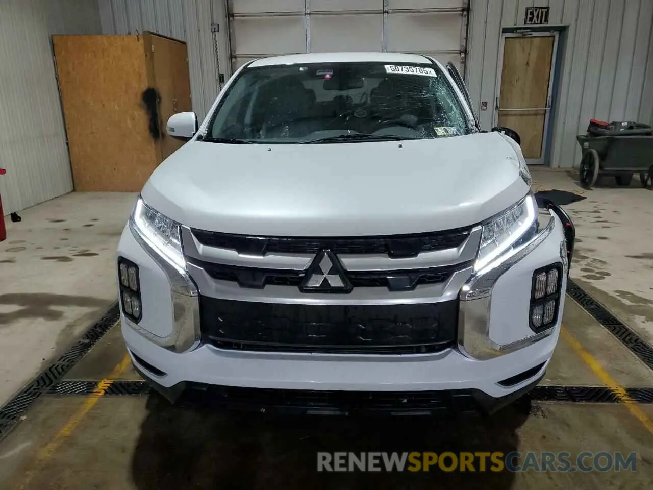 5 fotografías del automóvil dañado JA4APVAU4NU010832 MITSUBISHI OUTLANDER 2022