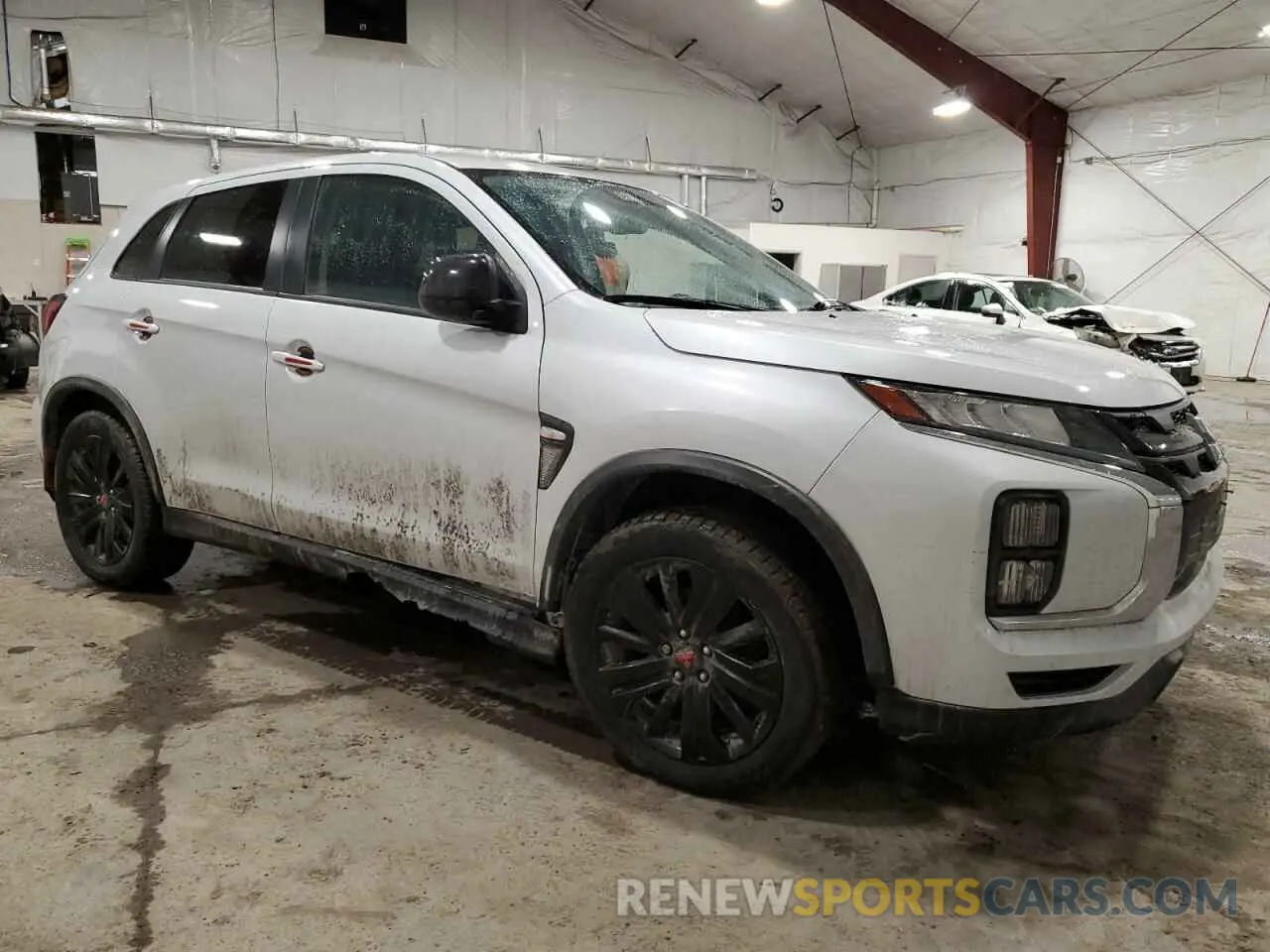 4 fotografías del automóvil dañado JA4ARUAU0NU015742 MITSUBISHI OUTLANDER 2022