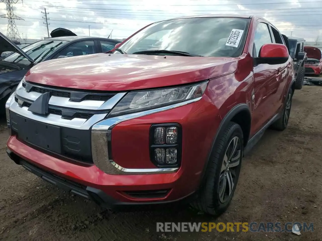 1 fotografías del automóvil dañado JA4ARUAU2NU021784 MITSUBISHI OUTLANDER 2022
