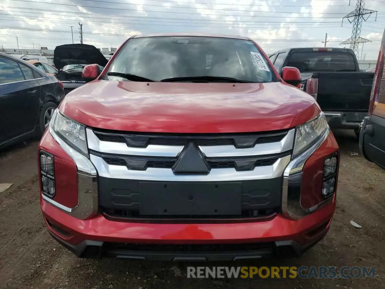 5 fotografías del automóvil dañado JA4ARUAU2NU021784 MITSUBISHI OUTLANDER 2022