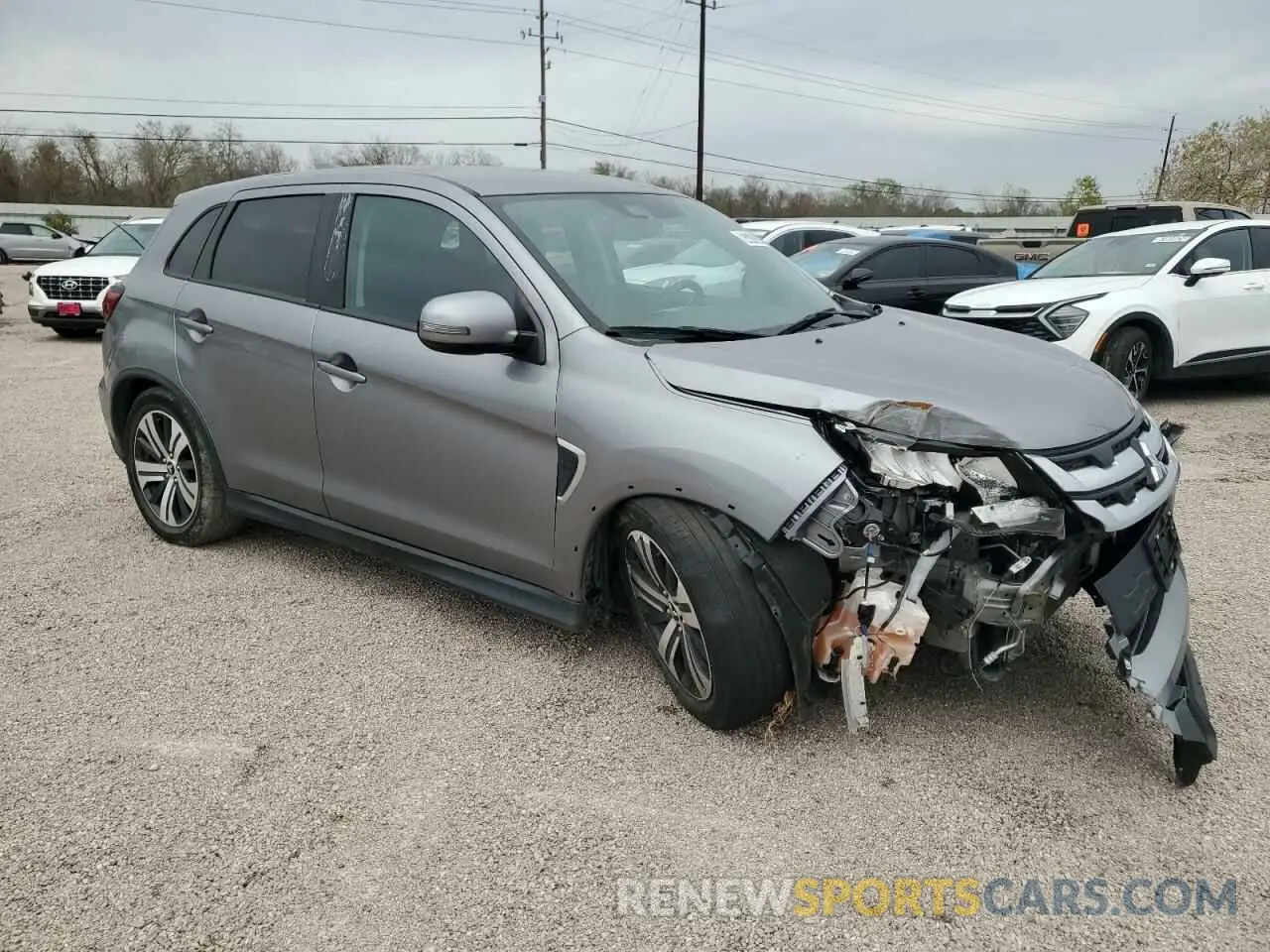 4 fotografías del automóvil dañado JA4ARUAU6NU008441 MITSUBISHI OUTLANDER 2022