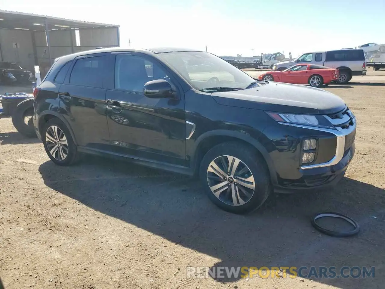 4 fotografías del automóvil dañado JA4ARUAU7NU003460 MITSUBISHI OUTLANDER 2022