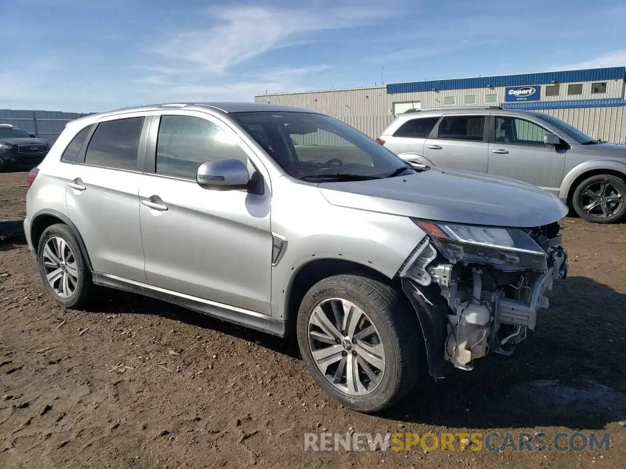 4 fotografías del automóvil dañado JA4ARUAU8NU014354 MITSUBISHI OUTLANDER 2022