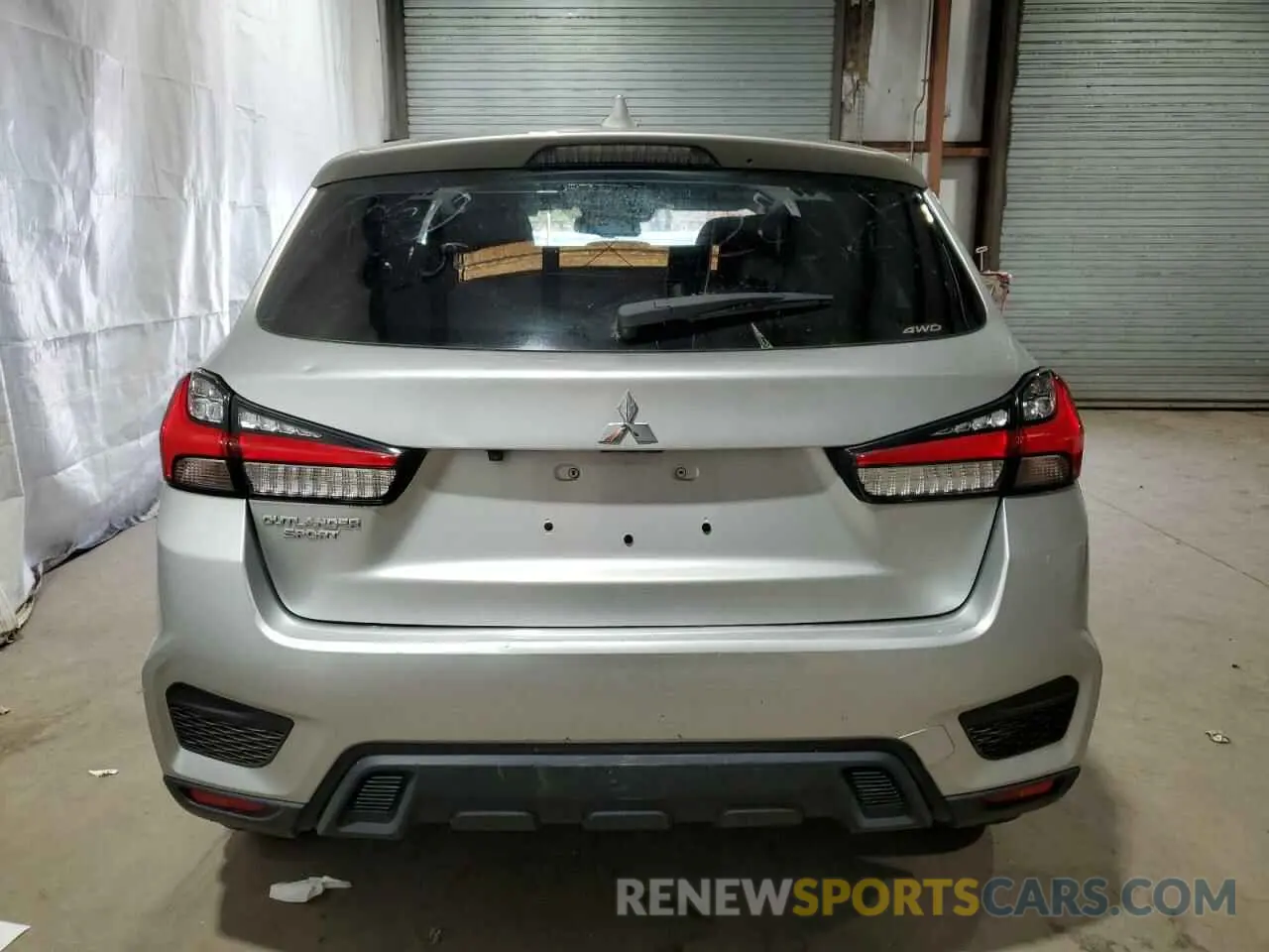 6 fotografías del automóvil dañado JA4ARUAUXNU009592 MITSUBISHI OUTLANDER 2022