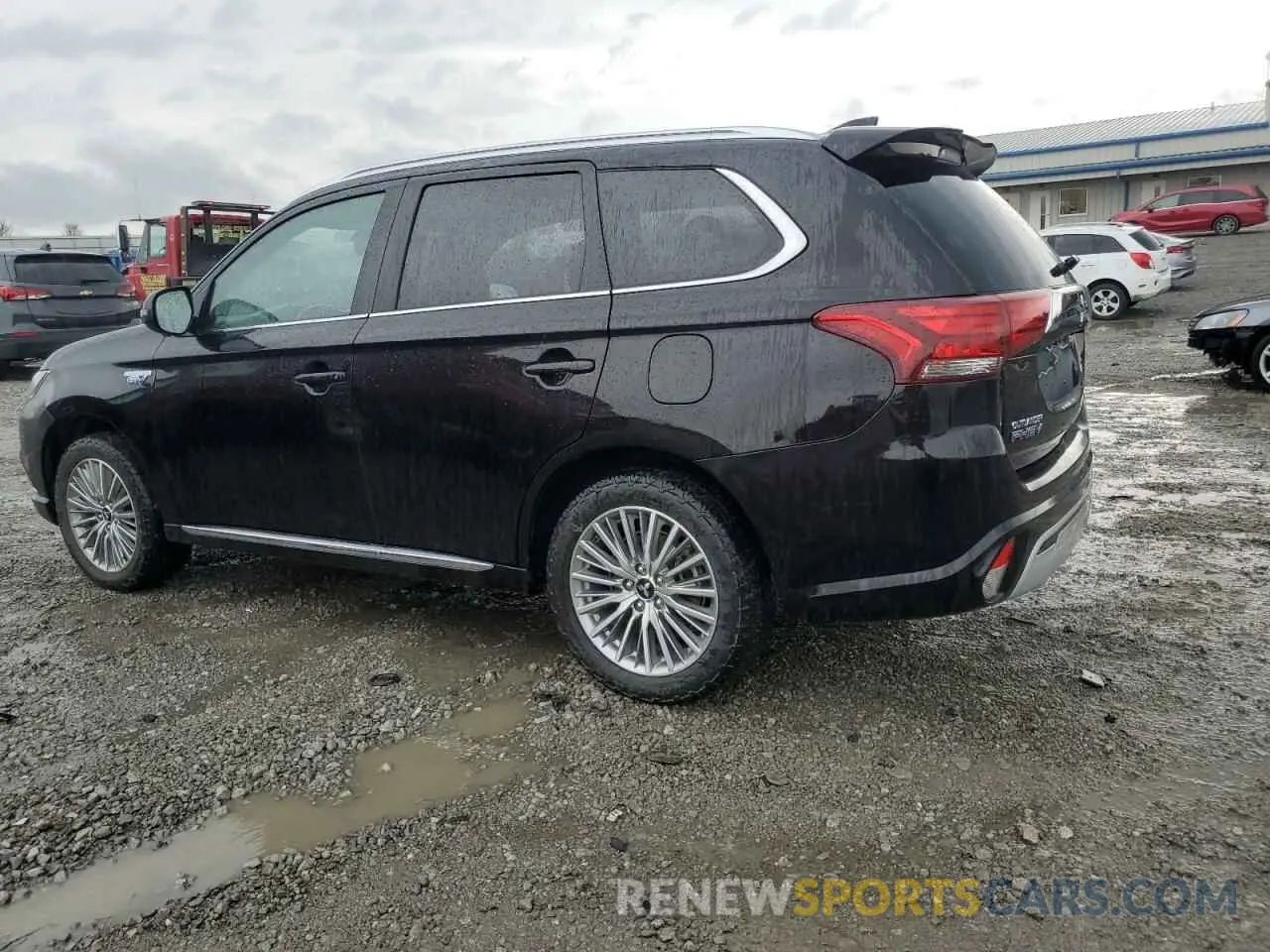 2 fotografías del automóvil dañado JA4J2VA77NZ027670 MITSUBISHI OUTLANDER 2022