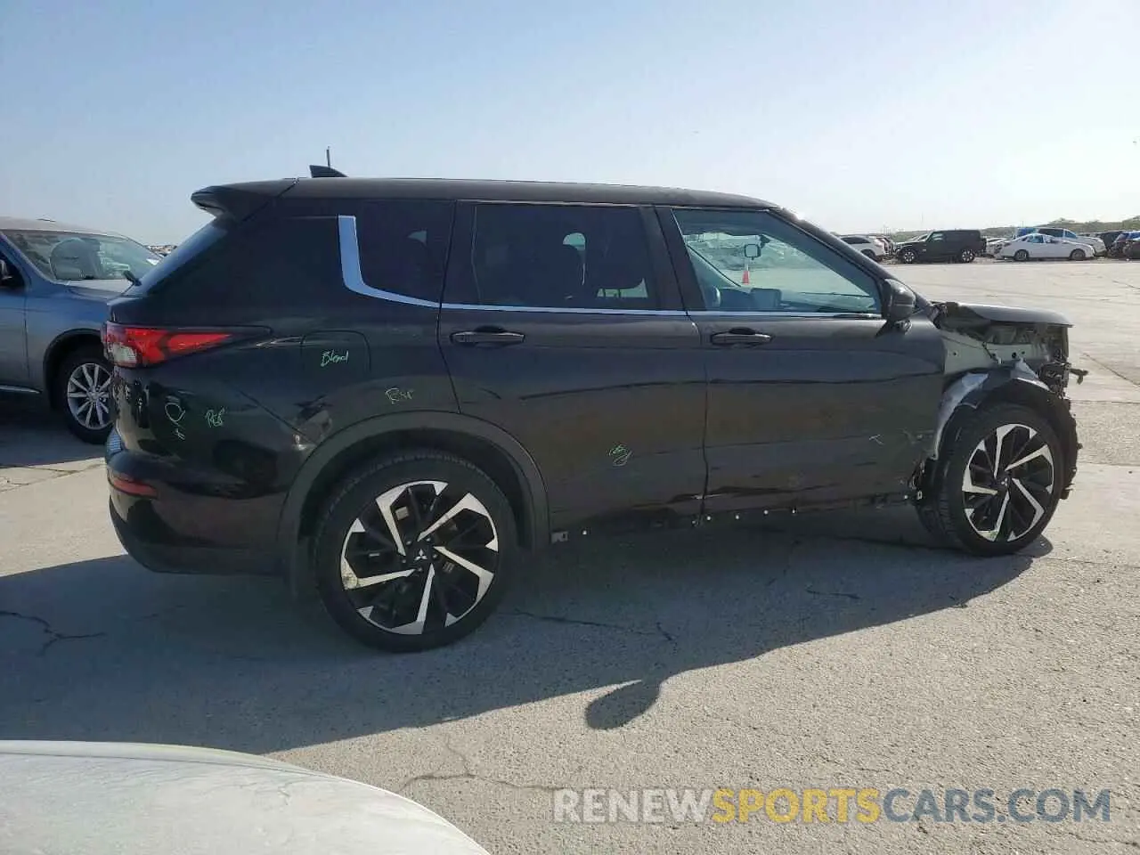 3 fotografías del automóvil dañado JA4J3TA80NZ063842 MITSUBISHI OUTLANDER 2022