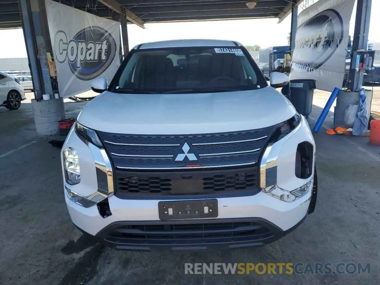 5 fotografías del automóvil dañado JA4J3TA83NZ026123 MITSUBISHI OUTLANDER 2022