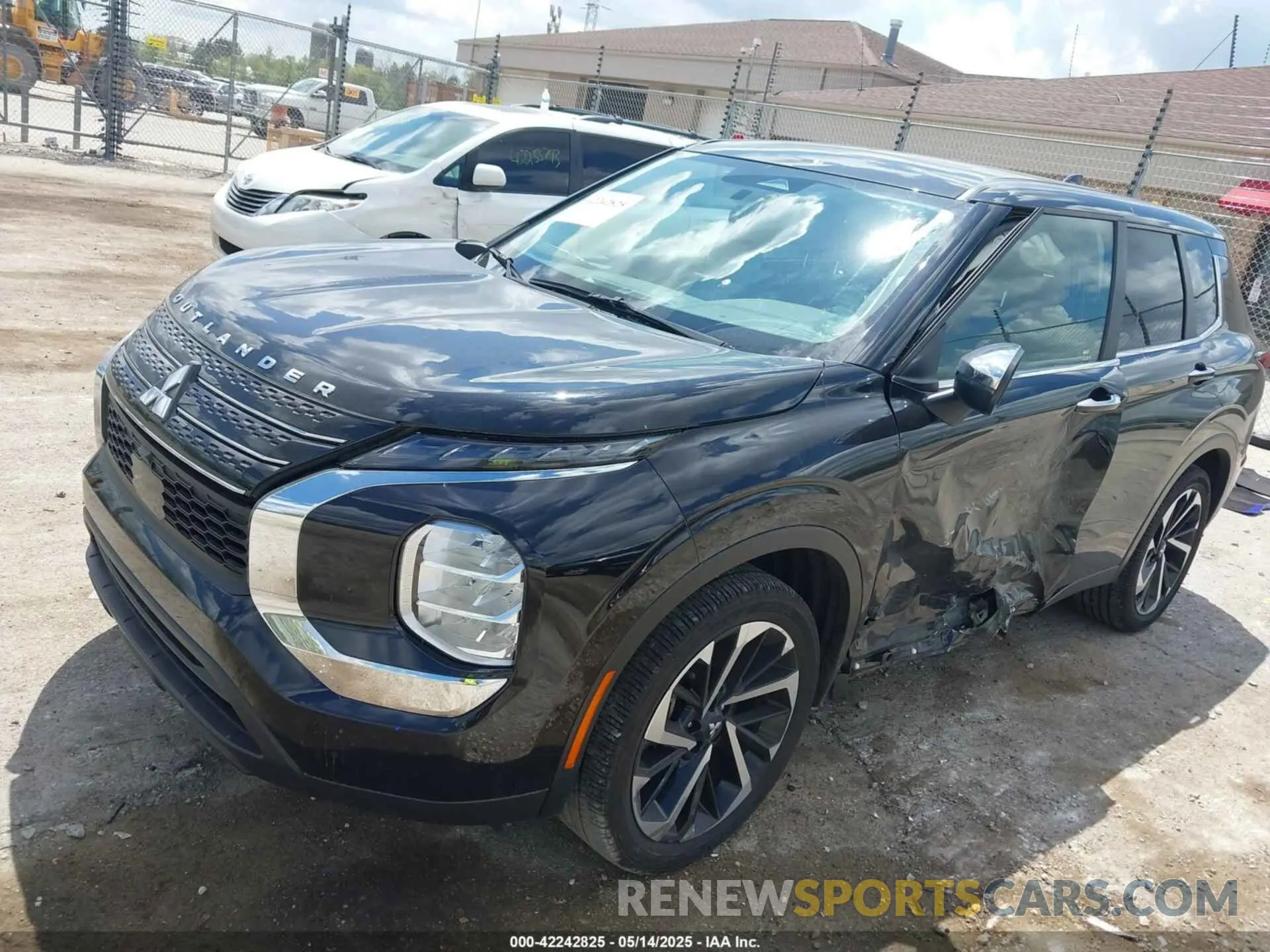 2 fotografías del automóvil dañado JA4J3TA83NZ063656 MITSUBISHI OUTLANDER 2022