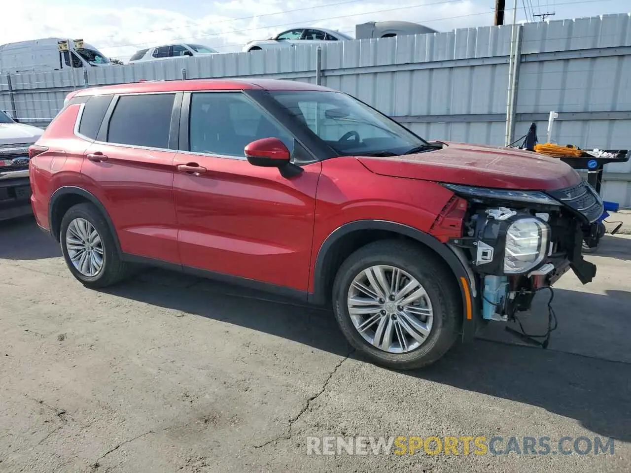 4 fotografías del automóvil dañado JA4J3TA84NZ018841 MITSUBISHI OUTLANDER 2022
