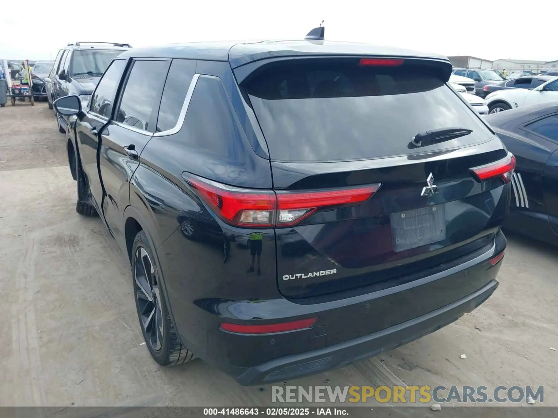 3 fotografías del automóvil dañado JA4J3TA86NZ074084 MITSUBISHI OUTLANDER 2022