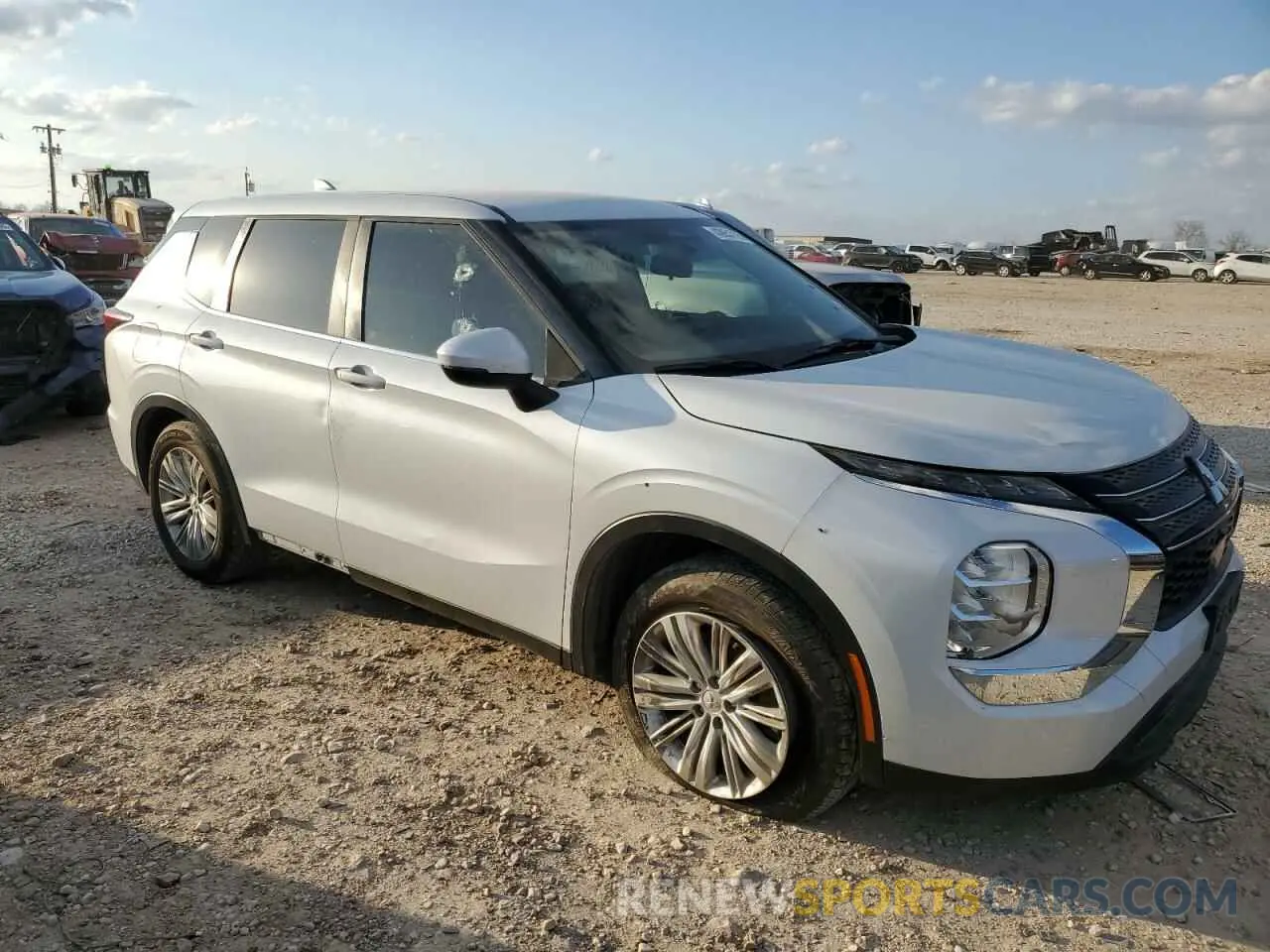 4 fotografías del automóvil dañado JA4J3TA87NZ045712 MITSUBISHI OUTLANDER 2022