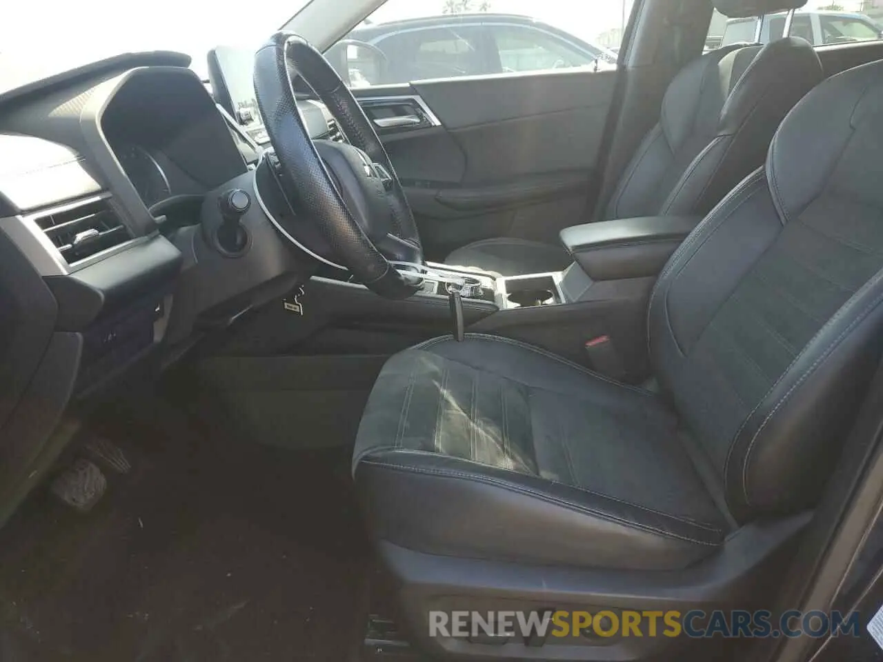 7 fotografías del automóvil dañado JA4J3UA81NZ031732 MITSUBISHI OUTLANDER 2022