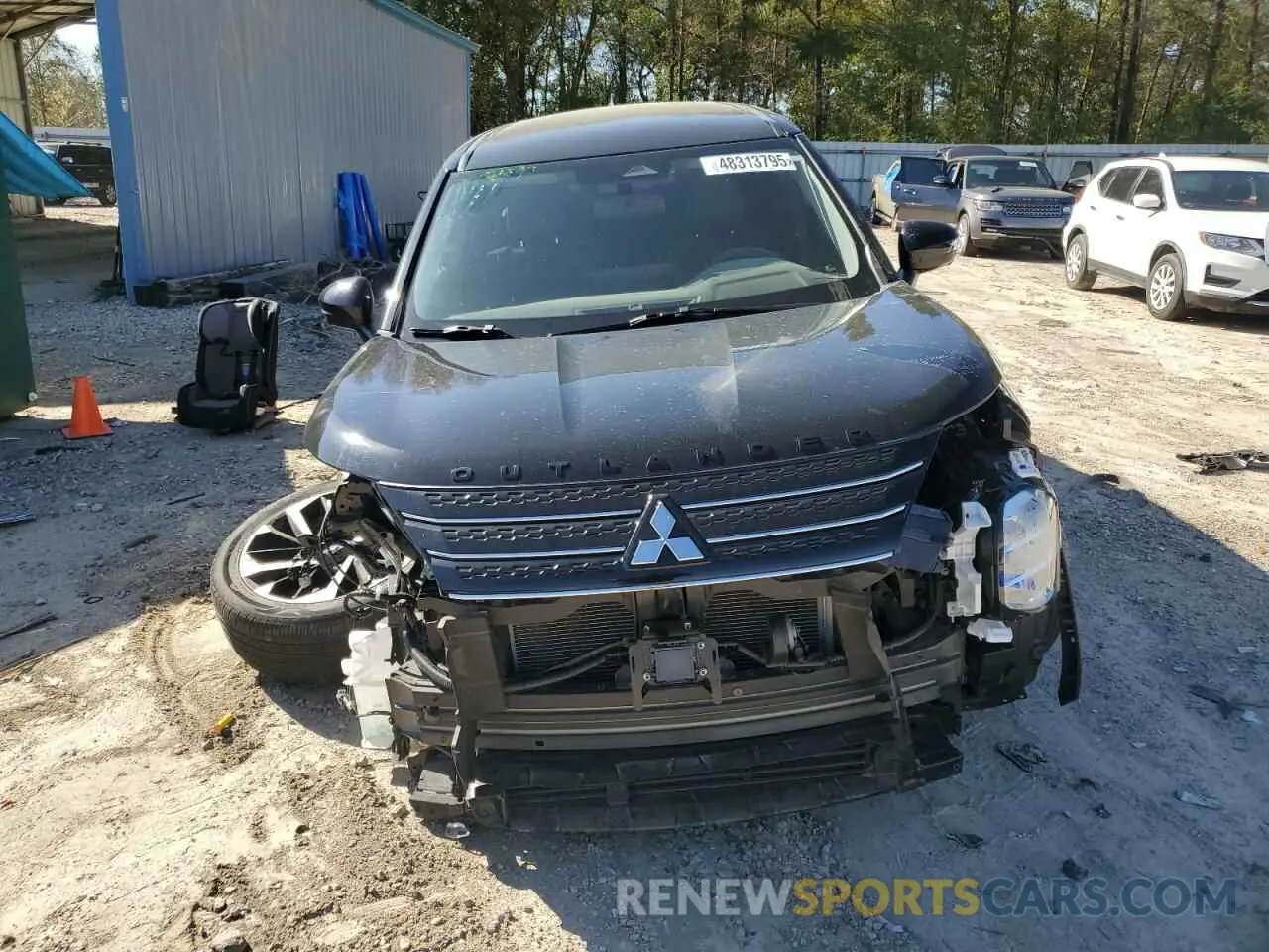 5 fotografías del automóvil dañado JA4J3UA81NZ048384 MITSUBISHI OUTLANDER 2022