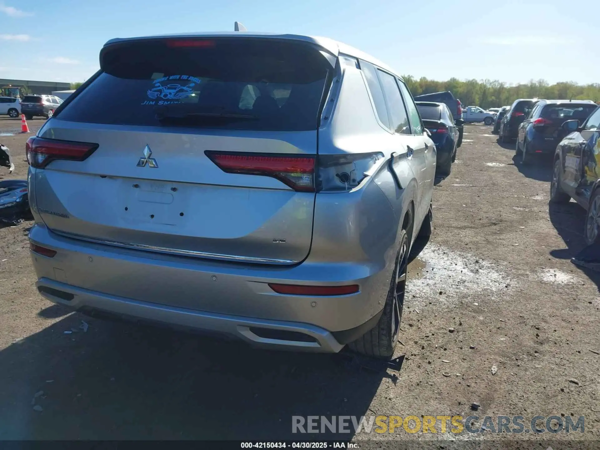 4 fotografías del automóvil dañado JA4J3UA83NZ027438 MITSUBISHI OUTLANDER 2022