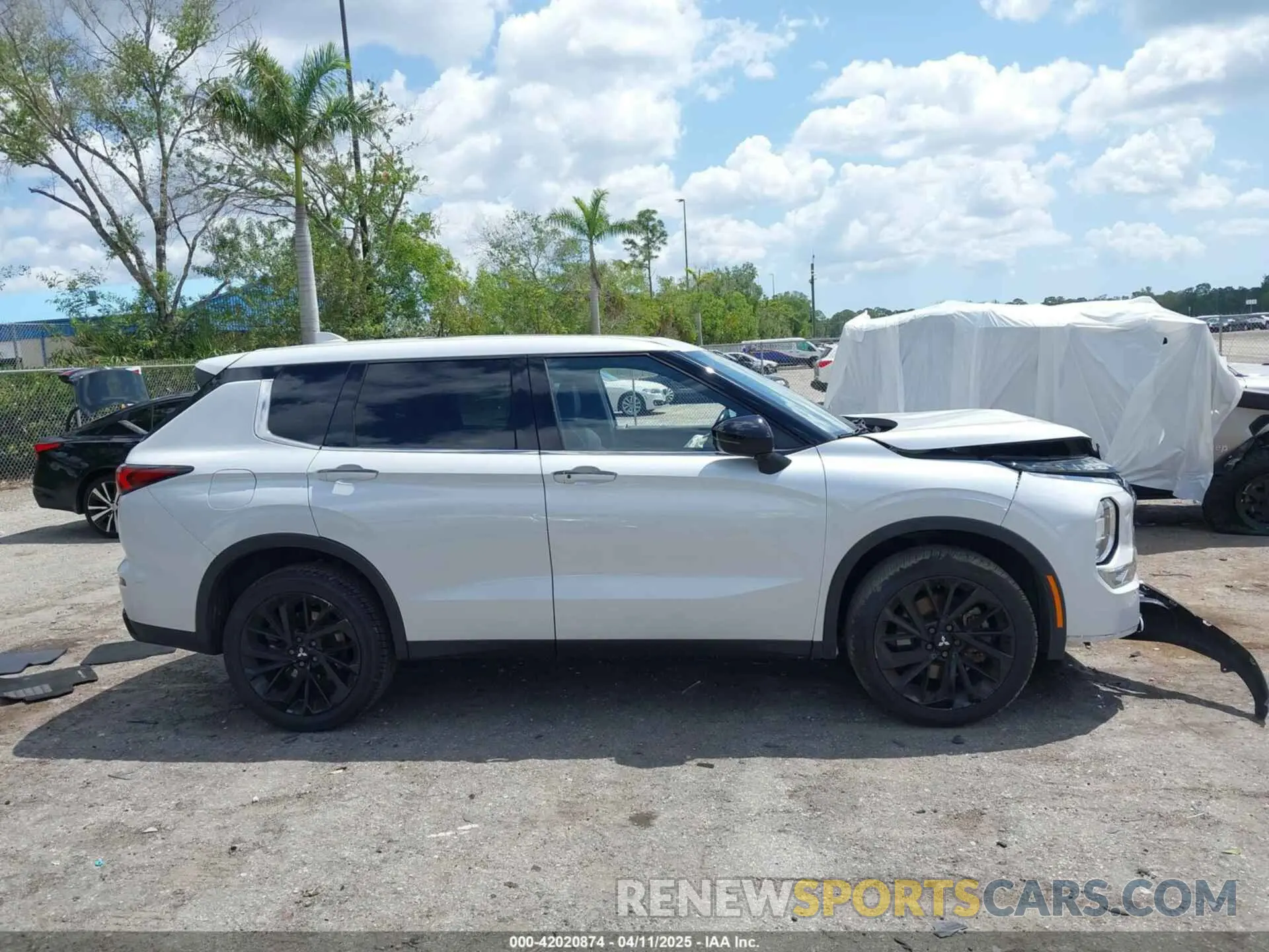 13 fotografías del automóvil dañado JA4J3UA85NZ055855 MITSUBISHI OUTLANDER 2022