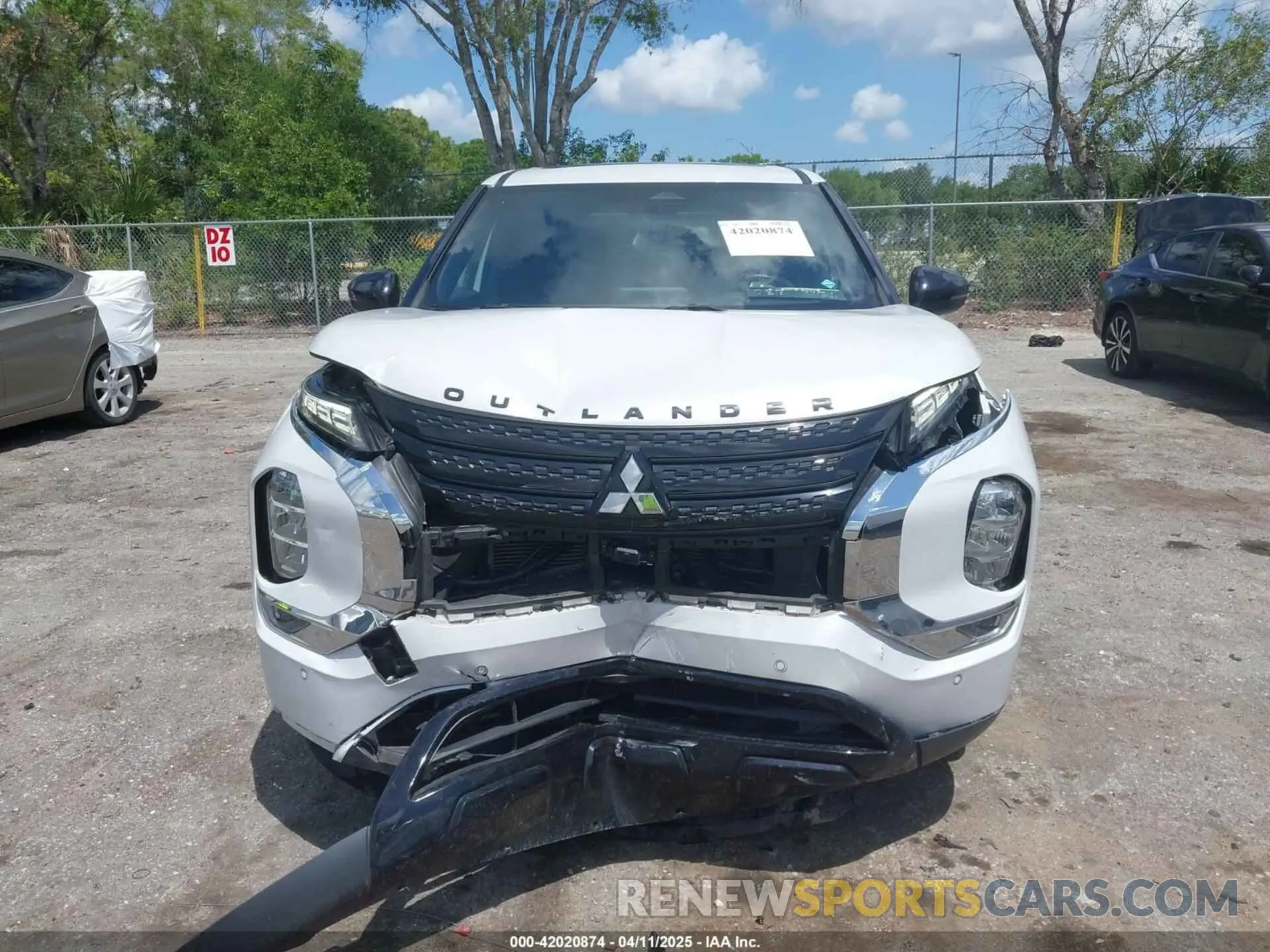 6 fotografías del automóvil dañado JA4J3UA85NZ055855 MITSUBISHI OUTLANDER 2022