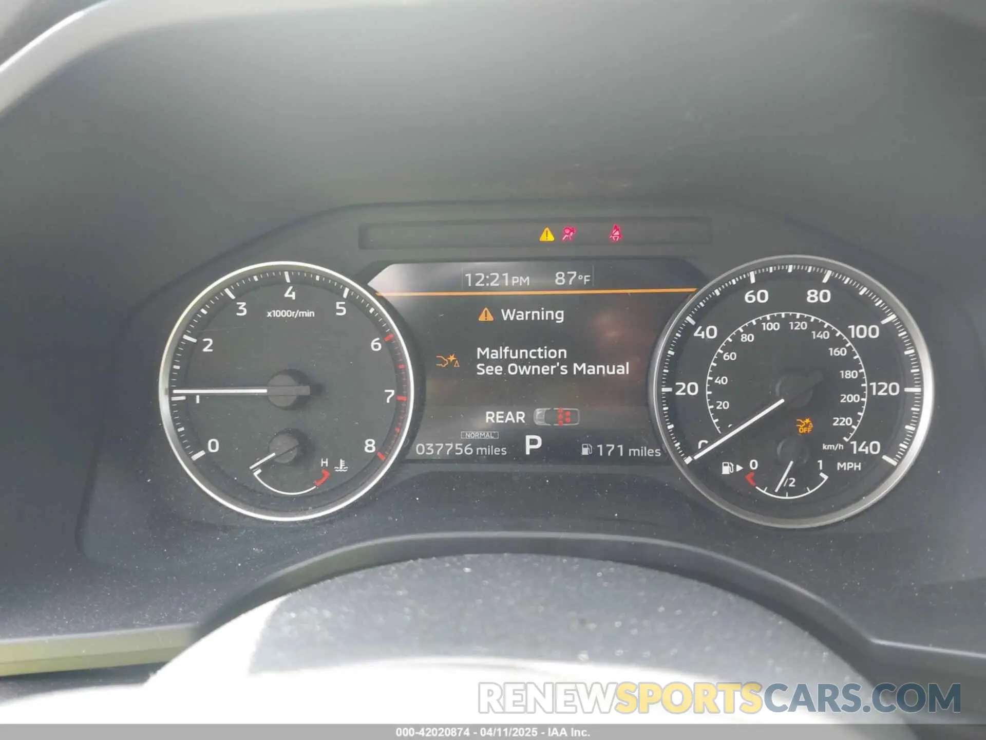 7 fotografías del automóvil dañado JA4J3UA85NZ055855 MITSUBISHI OUTLANDER 2022