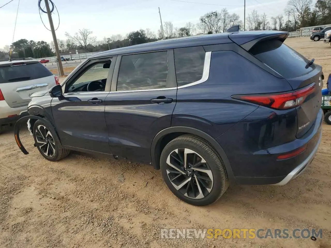 2 fotografías del automóvil dañado JA4J3UA87NZ010917 MITSUBISHI OUTLANDER 2022