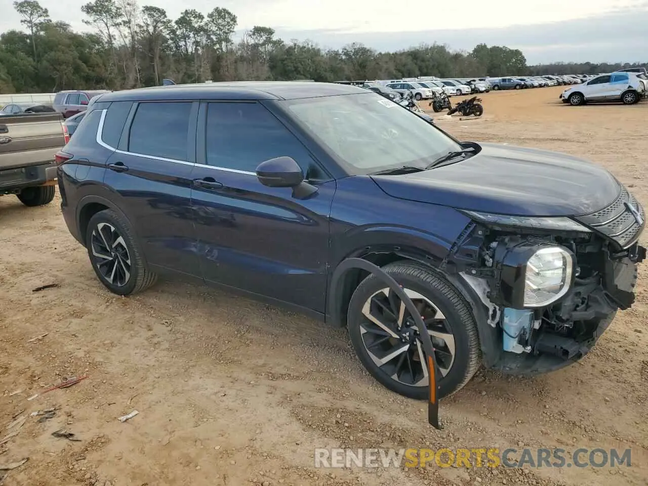 4 fotografías del automóvil dañado JA4J3UA87NZ010917 MITSUBISHI OUTLANDER 2022