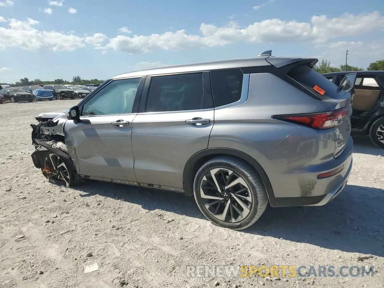 2 fotografías del automóvil dañado JA4J3UA87NZ082085 MITSUBISHI OUTLANDER 2022